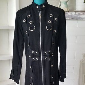 Tripp NYC Grunge Trenchcoat Coat Bondage S Excellent